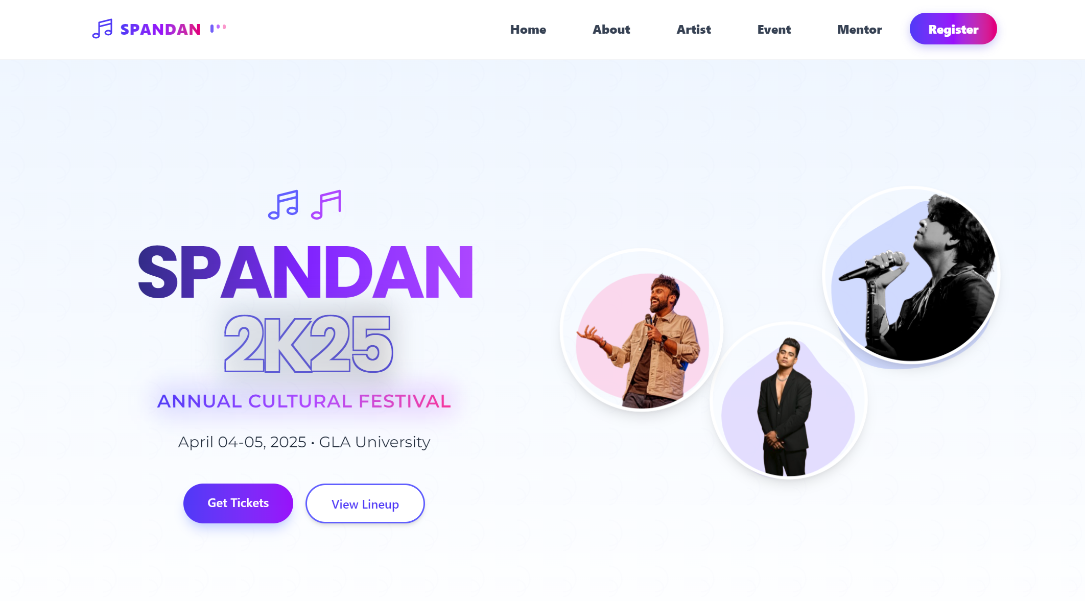 College Fest Website