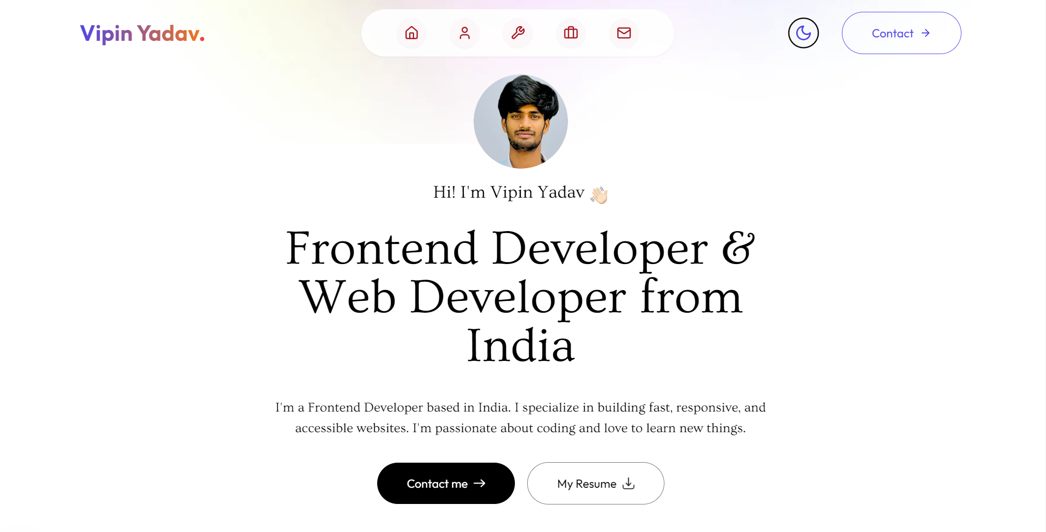 Modern Developer Portfolio